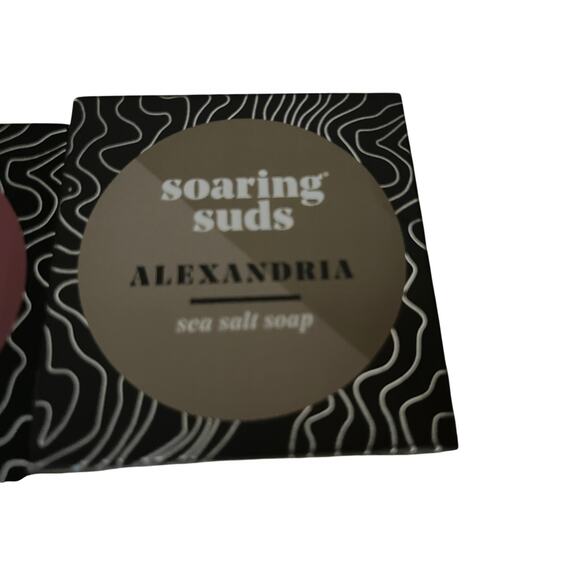 2 4.3 oz bars of‎ Soaring Suds Sea Salt Soap New In Package Essential Oils - Picture 3 of 5